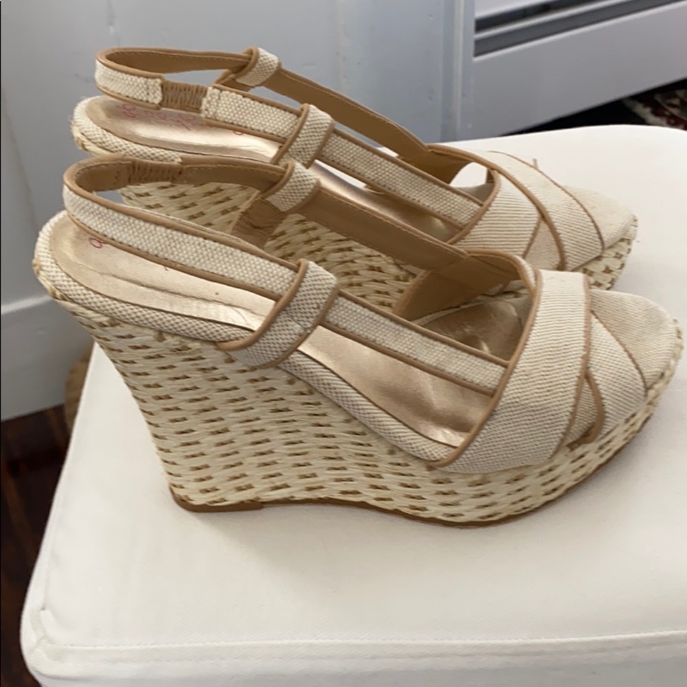 Lilly Pulitzer Wedge Sandal 7 1/2